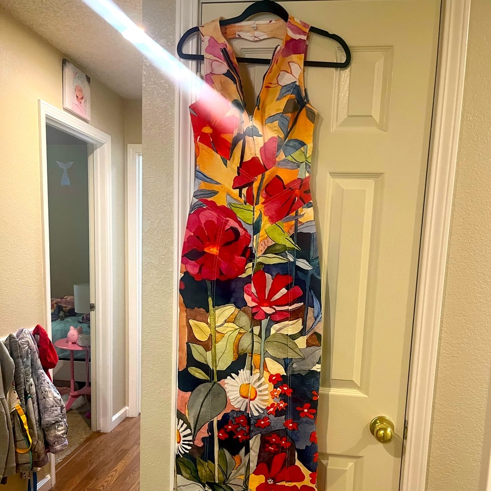 Floral Bell Bottom Jumpsuit